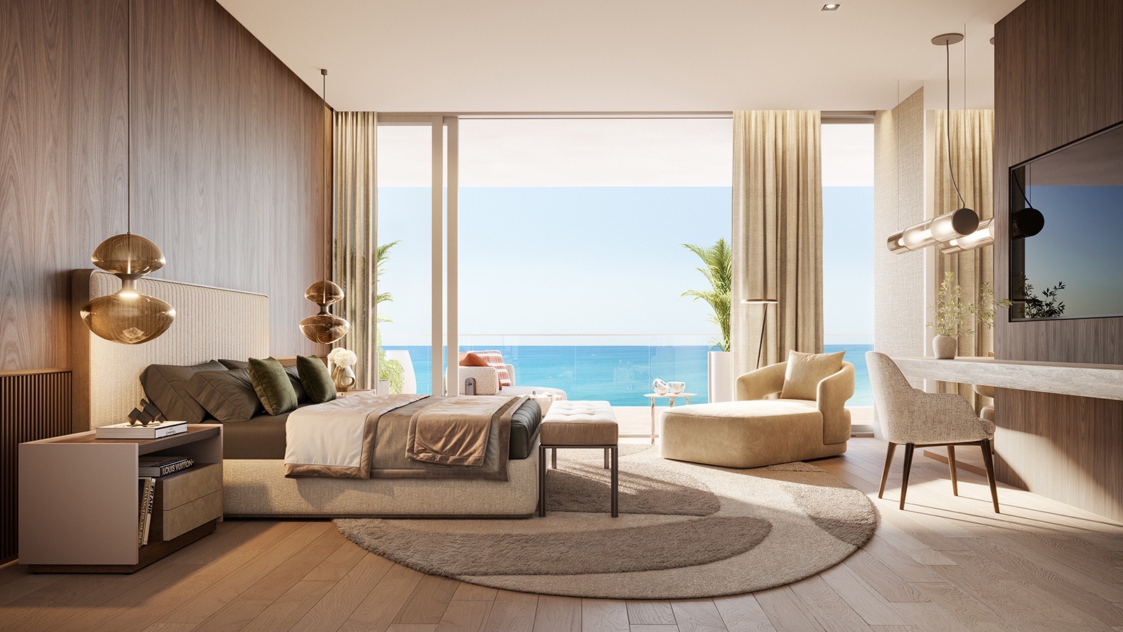 Bedroom sitting area