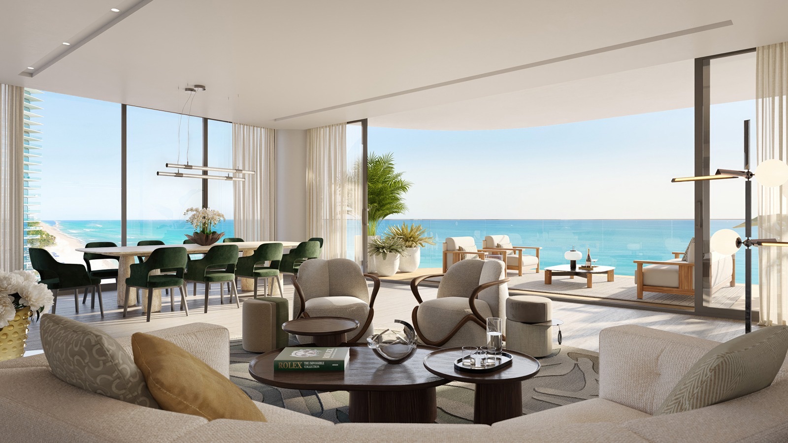 Living and dining room