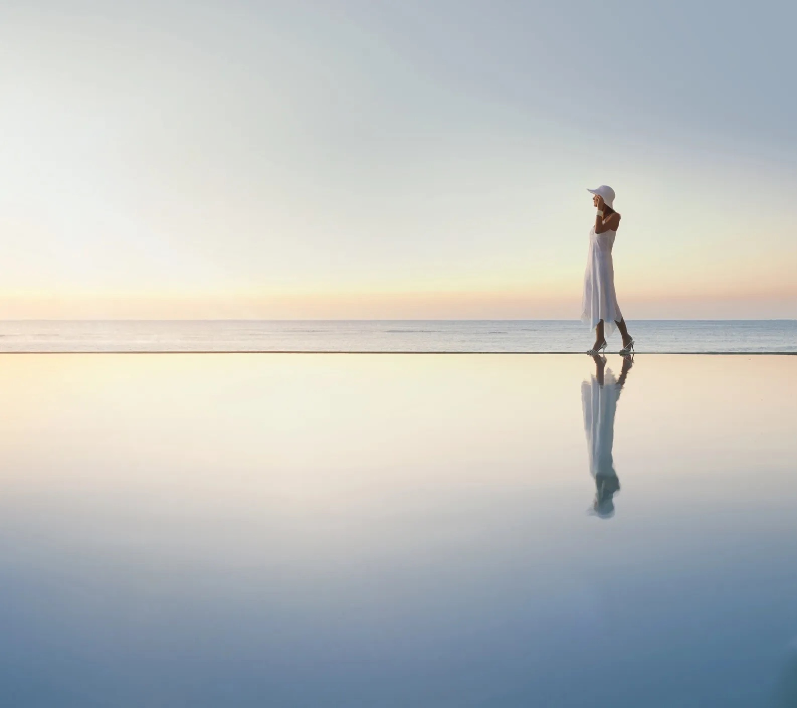 Walking the shoreline