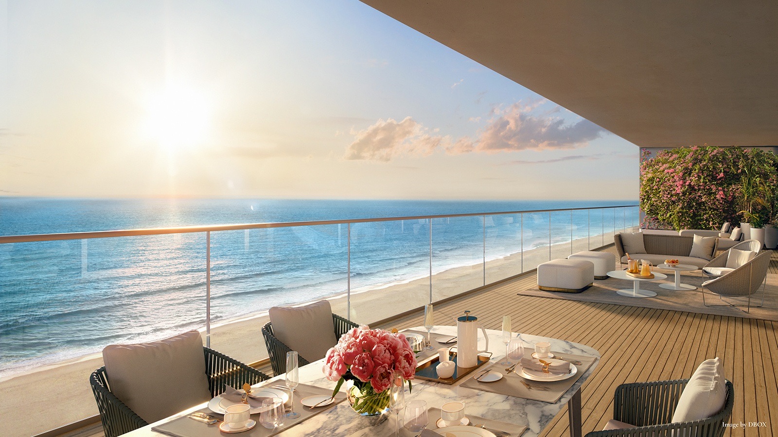 Afternoon tea on the terrace